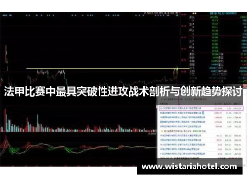 法甲比赛中最具突破性进攻战术剖析与创新趋势探讨